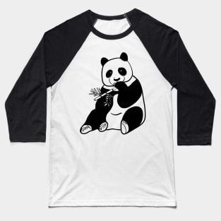 Stick figure panda Baseball T-Shirt